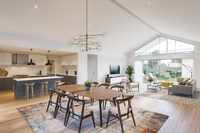 Our farmstead range contemporary-dining-room