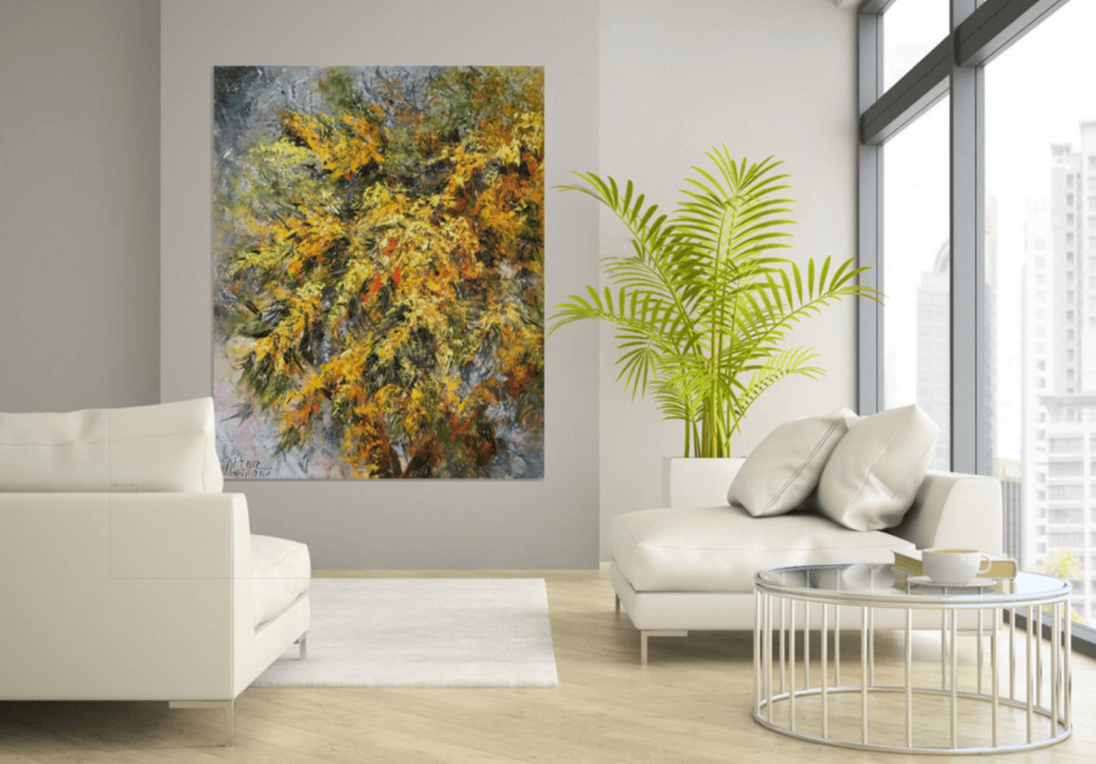 Гостиная - Дизайн интерьера - Картины художницы Дианы Маливани (2)