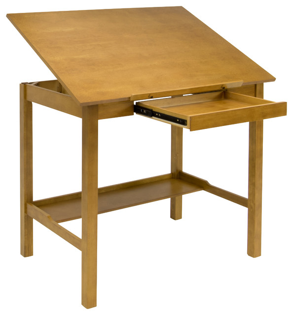 Americana Ii Drafting Table Traditional Tables By Americana Ii Drafting Table Light Oak