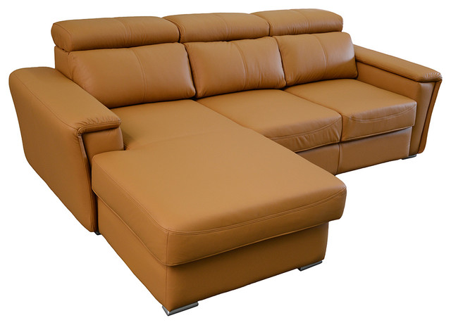 Tropic 1 Leather Sectional Sofa, Elba Leather Power Motion Sofa Chaise