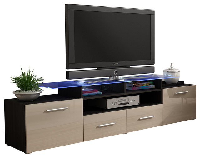 EVORA TV Stand Contemporary Entertainment Centers And Tv Stands