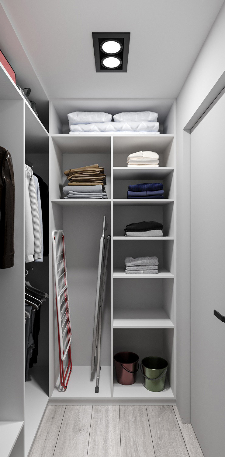 Минималистичная квартира с перетекающими гармоничными пространствами.