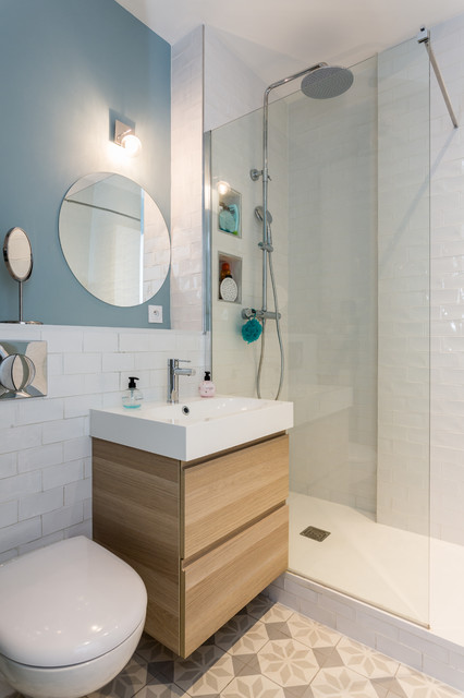 Neuilly: &iuml;le de la jatte minimalistisch-badezimmer