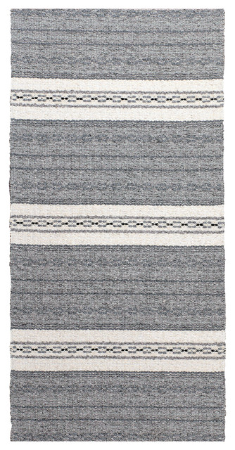 Asta Grey Vinyl Floor Cloth Scandinavian Floor Rugs By
