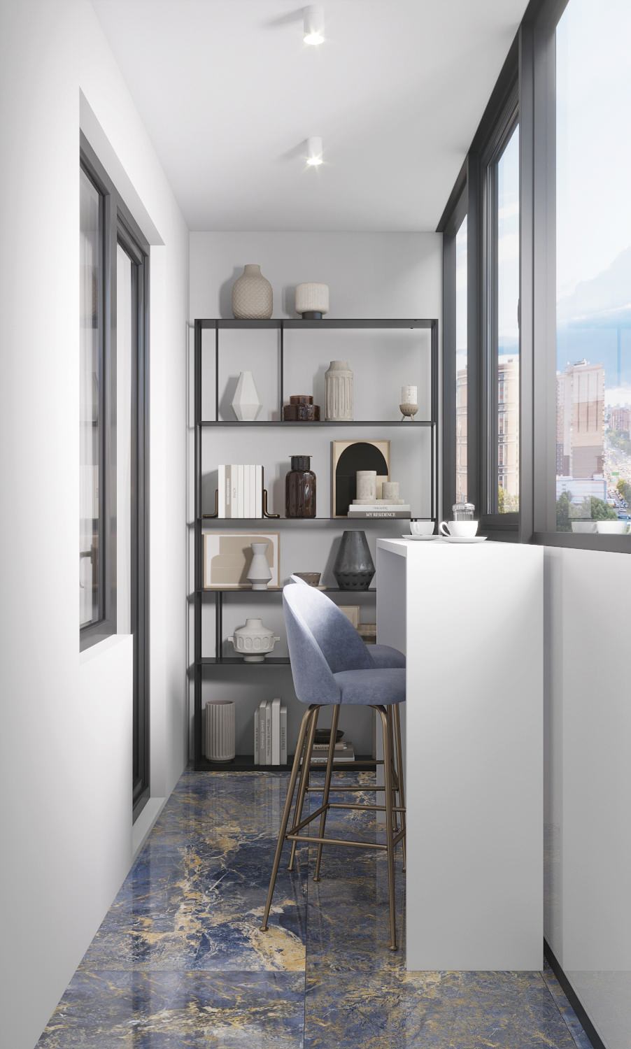 Проект квартиры 76 кв.м. 2022г.