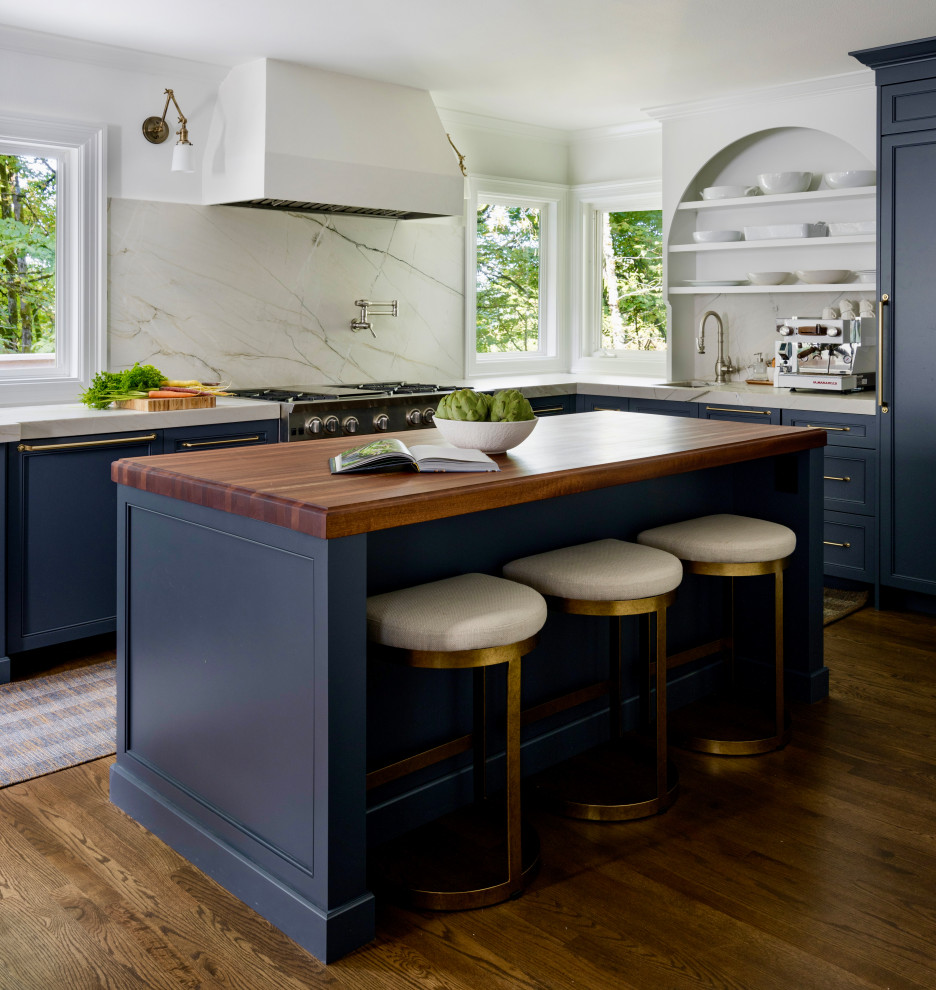 Inspiration for an eclectic kitchen remodel in Seattle