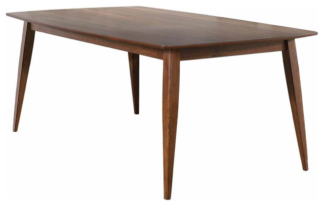 78 in. Rectangular Dining Table in Danish Walnut