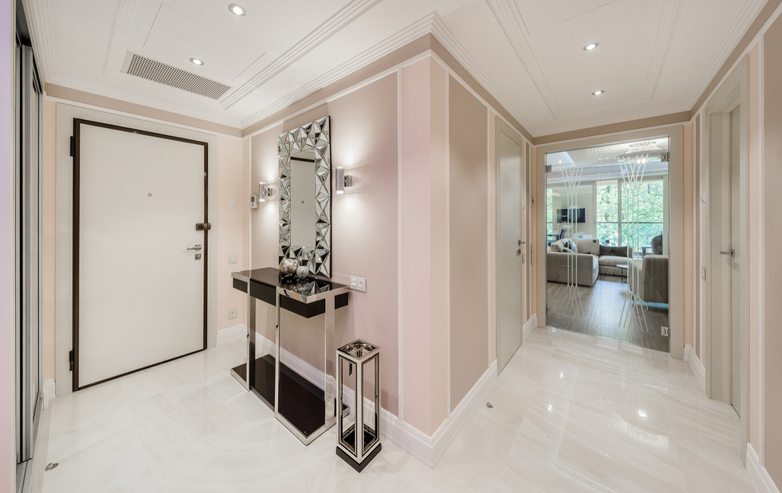 Современный лаконичный интерьер в ЖК "Камелия"