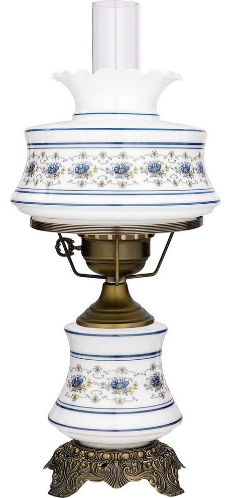 Quoizel Abigail Adams 20" Table Lamp in Antique Brass