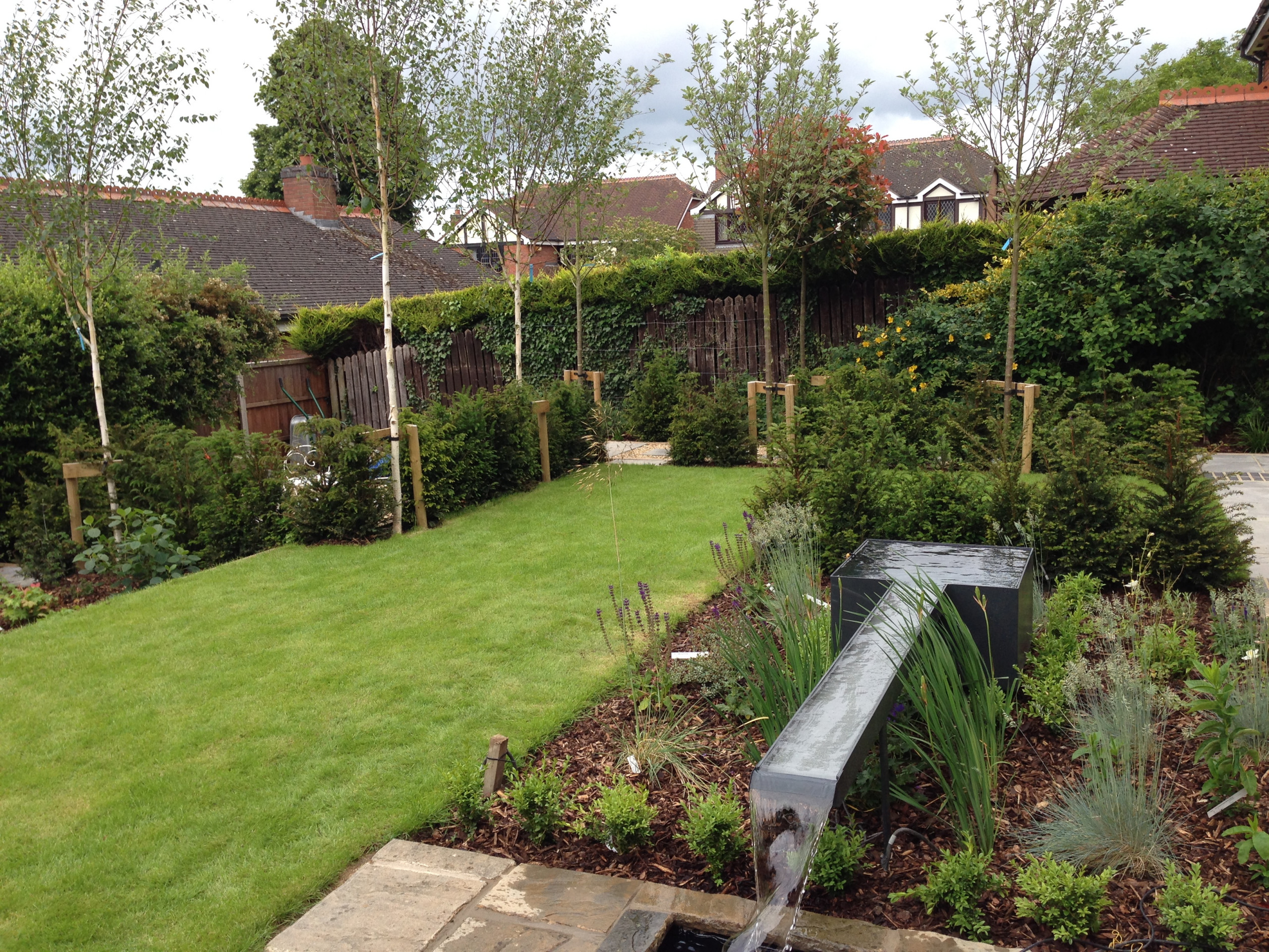 Garden with Focal Water Feature