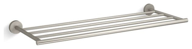 Kohler Elate Hotelier, Vibrant Brushed Nickel - Contemporary - Towel ...