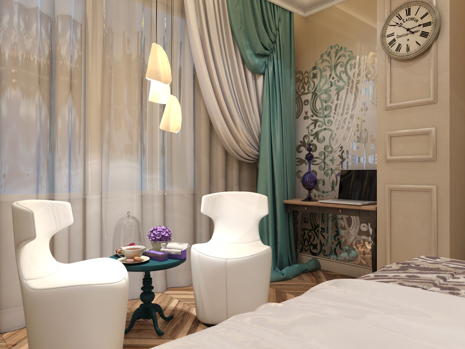 3х комнатная квартира в стиле современная классика