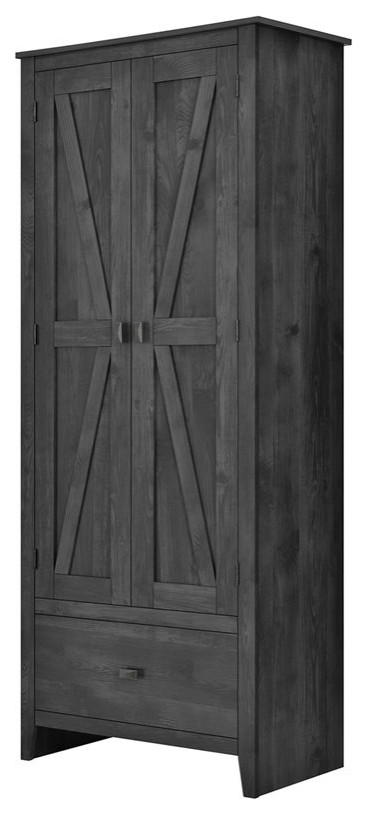 Ameriwood Home Farmington 30" Storage Cabinet in Gray
