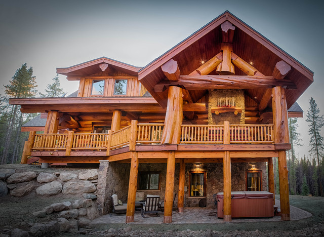 Moose Ridge Cabin Breckenridge Log Home - Rustic - Exterior - Denver ...