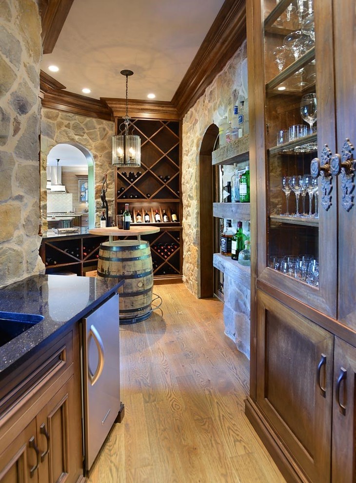Inspiration for a country wine cellar in Nashville.