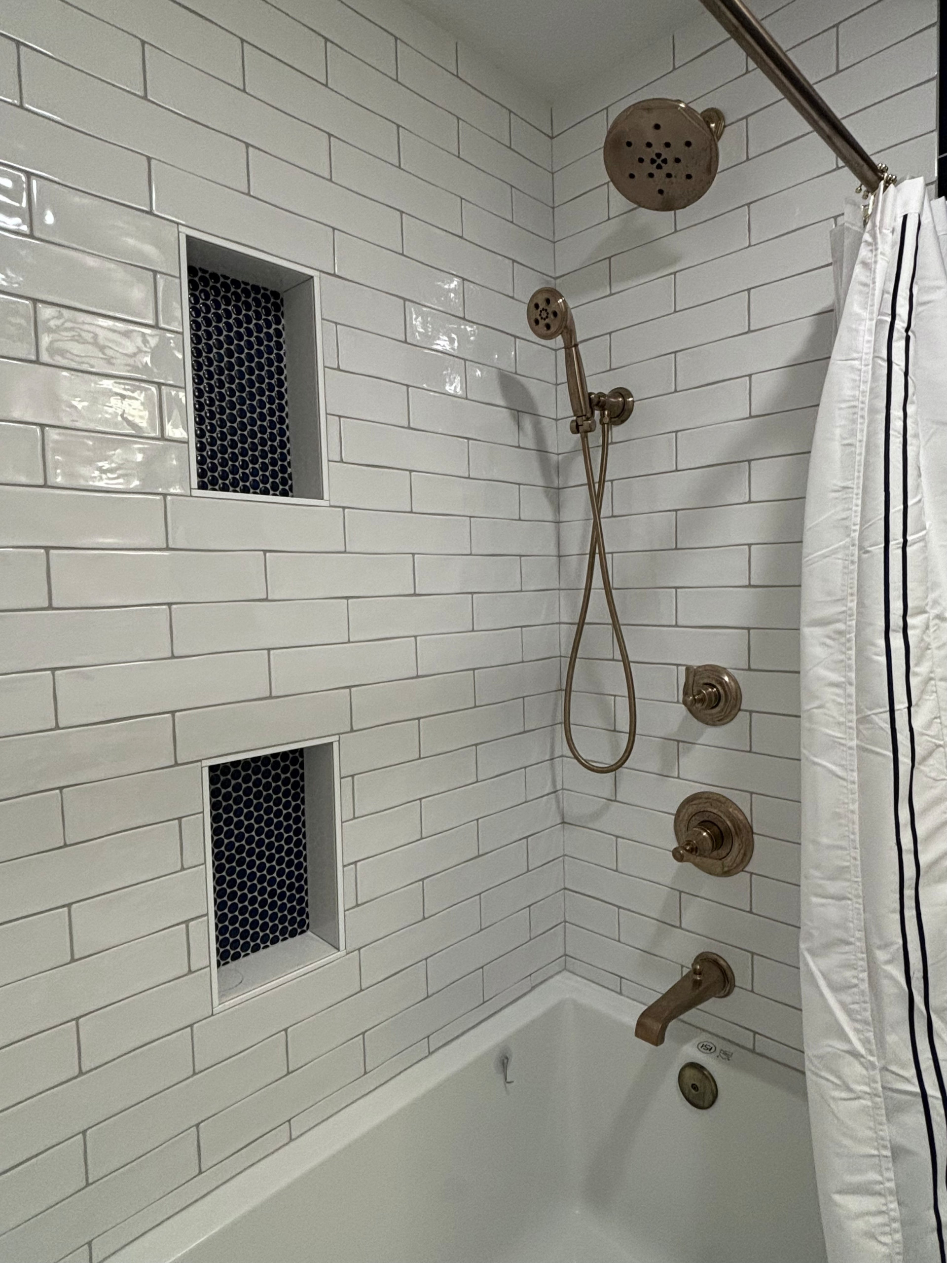 Guest Bathroom in Navy