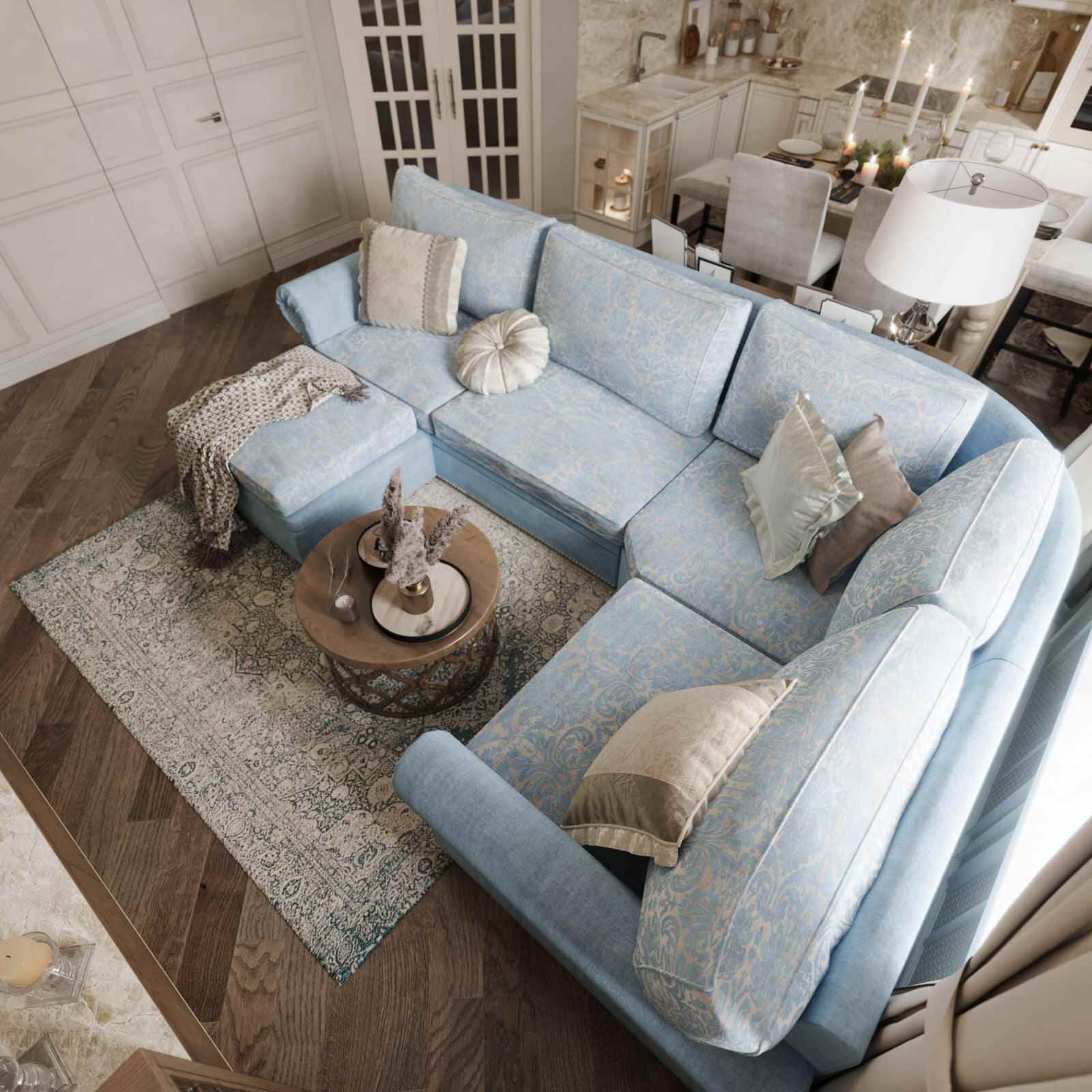 Дизайн квартиры в ЖК «Город на Реке Тушино-2018» — Воплощение семейного уюта