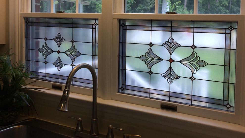 Installed stained glass window films I've done - Traditional - Other ...