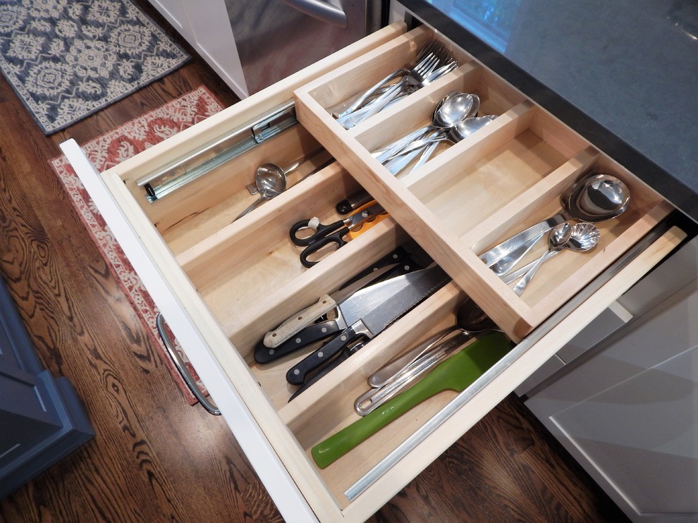 Inspiration for a transitional home design remodel in Seattle