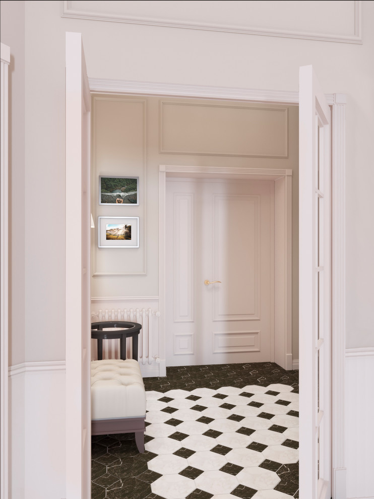 Дизайн коридора в классическом стиле. Частное домовладение г. Ставрополь