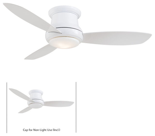 Minka Aire F518L-WH Concept II, LED 44" Ceiling Fan, White