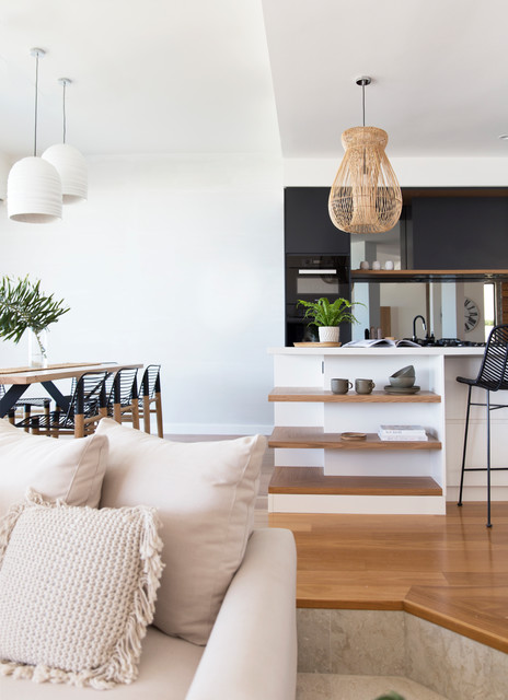 KITCHEN / LIVING / DINING trendy-dagligstue