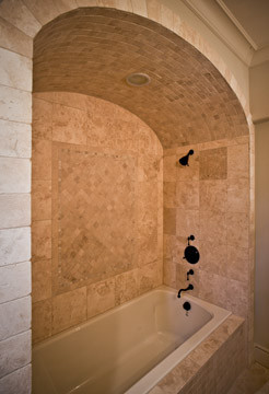 Bath with Arched ceiling