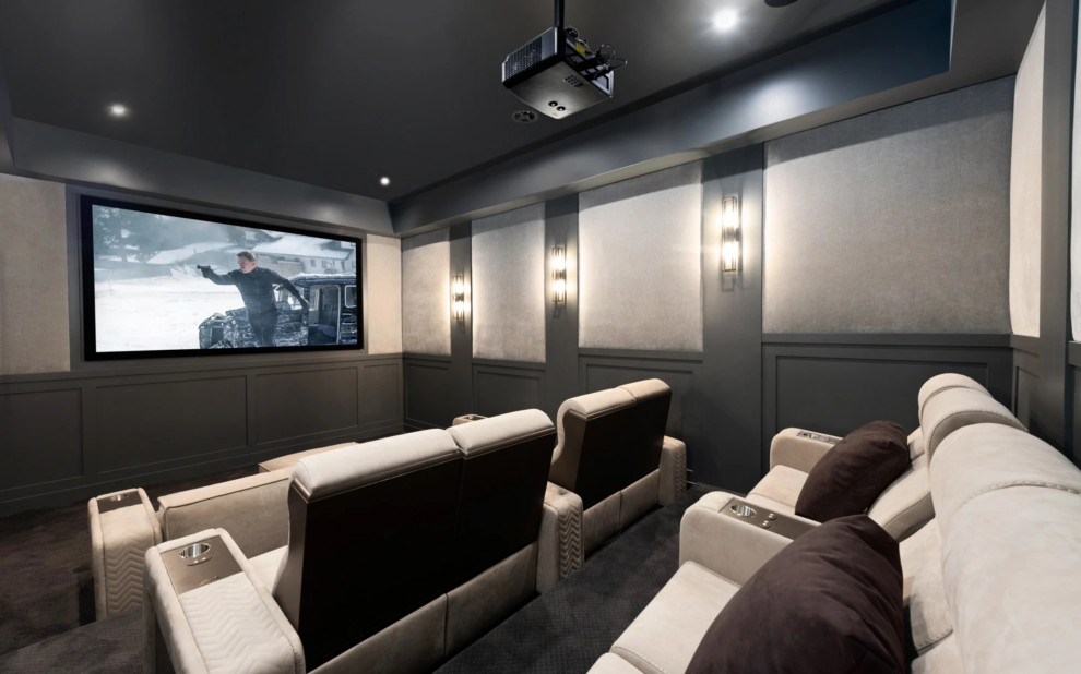 Dume Dr. - Transitional - Home Theater - Los Angeles - by Sophea ...