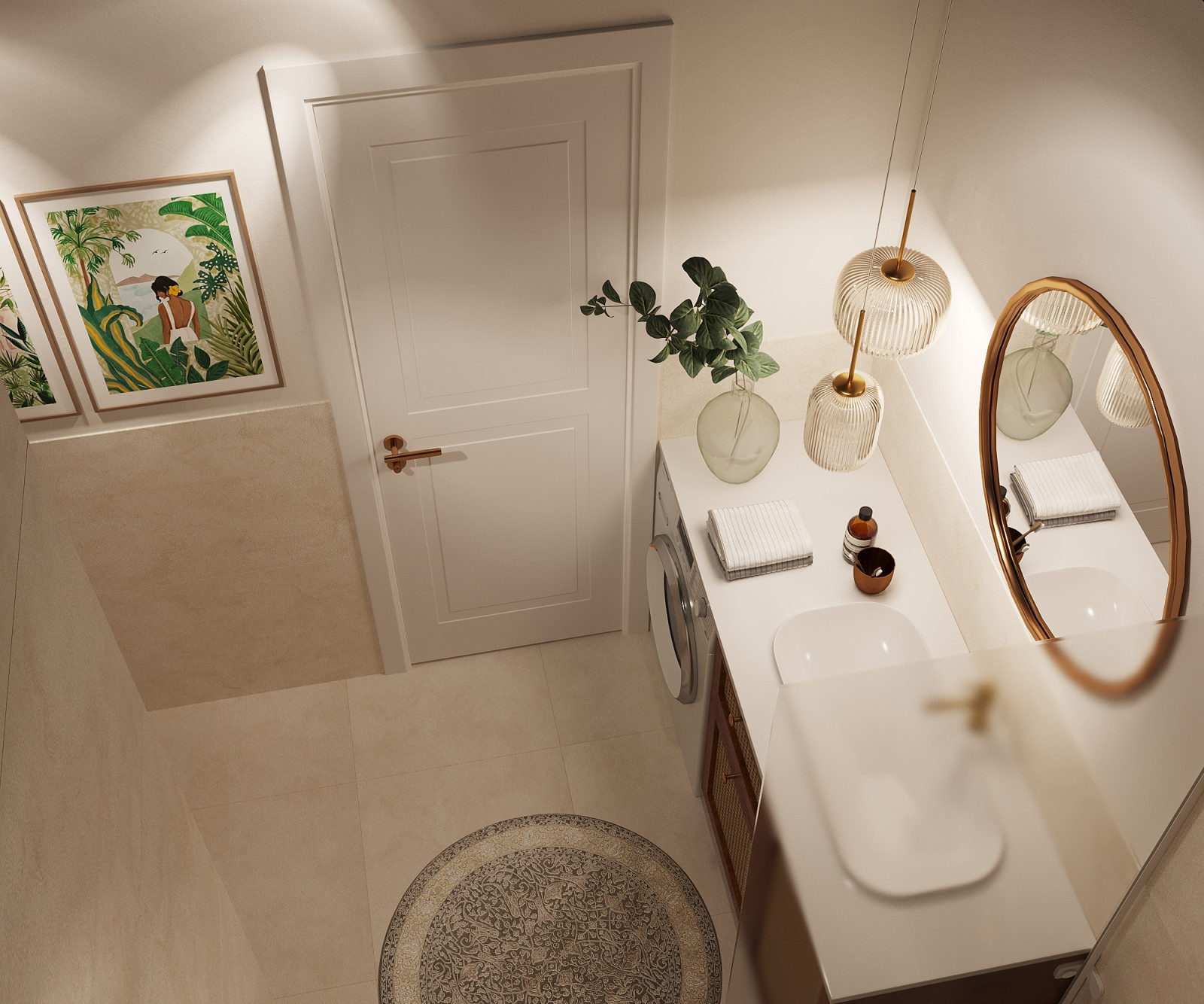 Совмещенный сан. узел в городской квартире