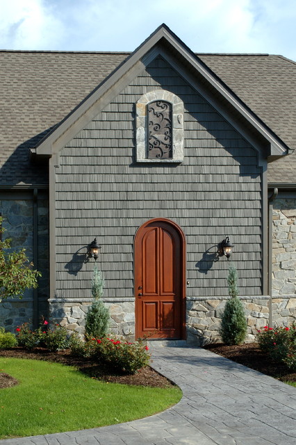 Custom Built Home traditional-entry