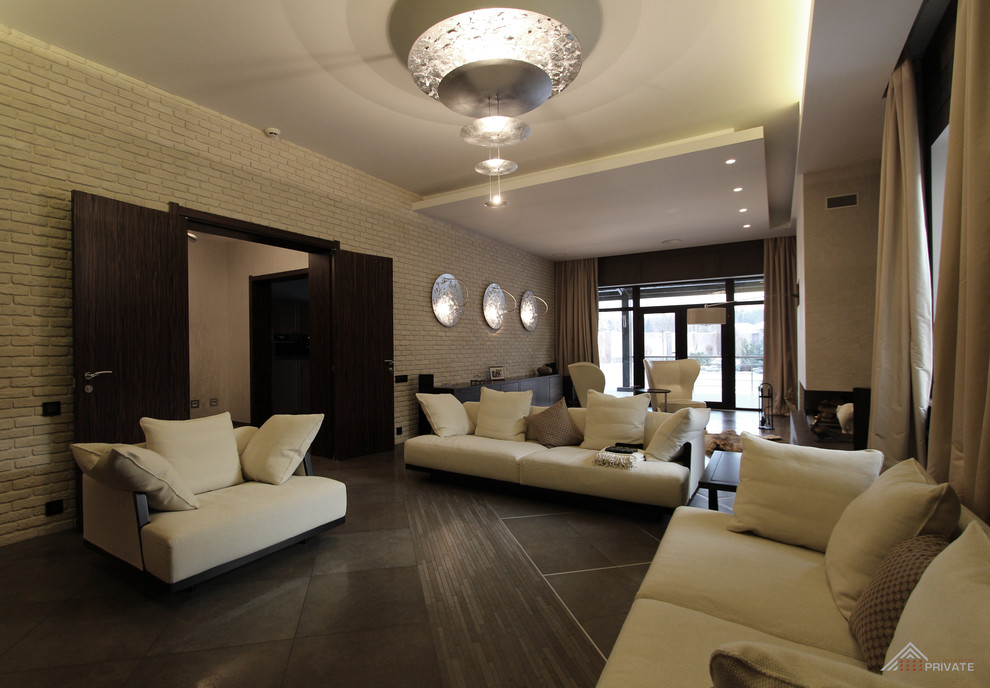 Дизайн-проект частного загородного дома в Московской области. Водники