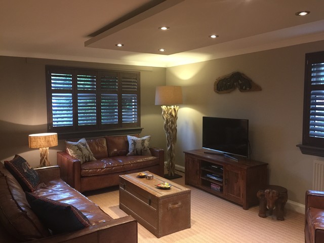 African Colonial Style klassisk-dagligstue