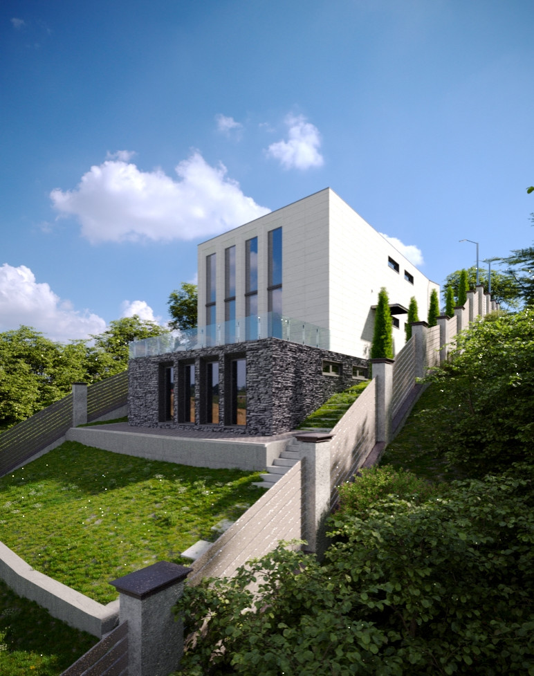 Архитектурный проект современного коттеджа