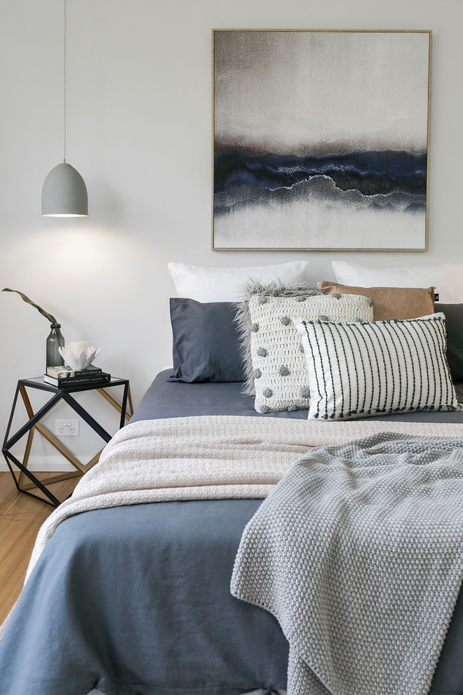 Danish bedroom photo in Hobart