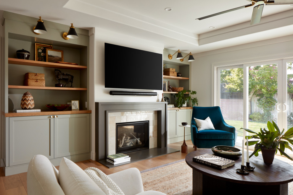 Rooted and Refined in Willow Glen - Transitional - Living Room - San ...