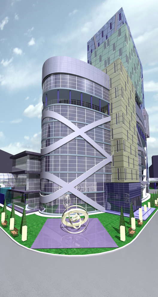 Эскизный проект офисного здания в г. Екатеринбурге