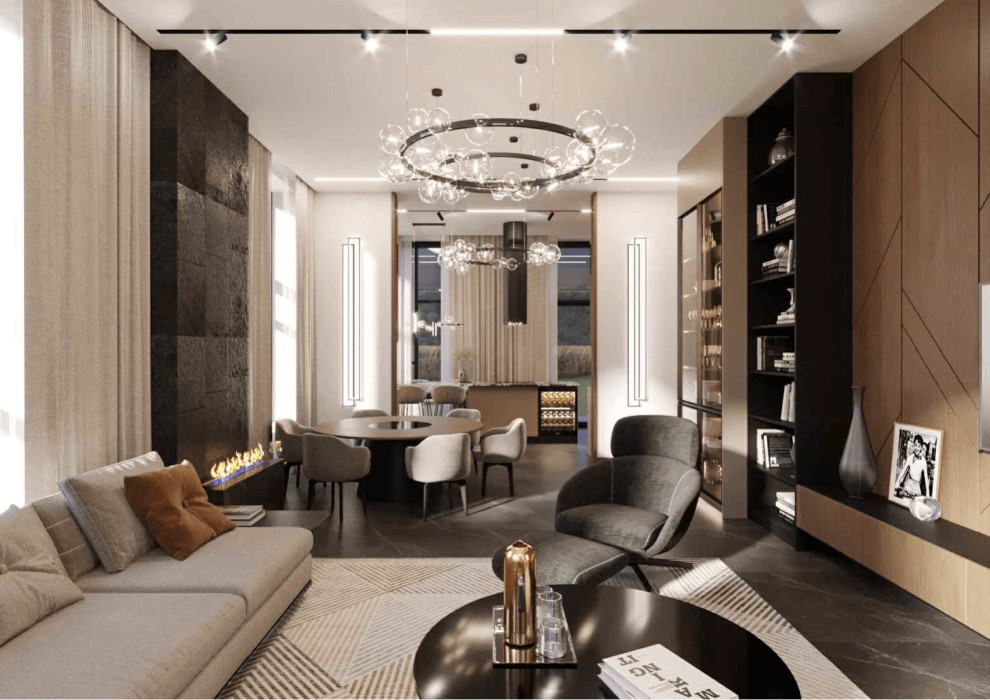 РЕМОНТ КОТТЕДЖА 275 М2 В КП ПАРК ФОНТЕ