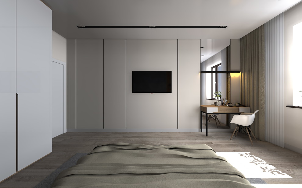 спальня в лофт стиле