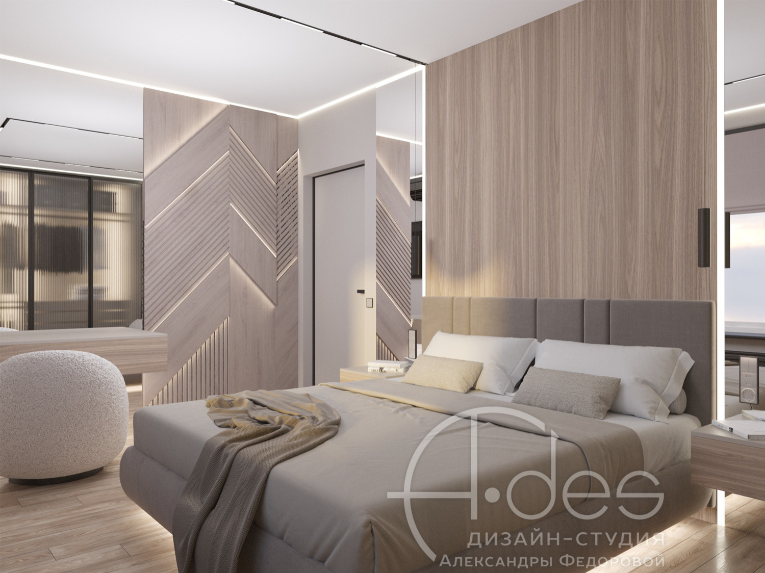 Дизайн интерьера квартиры 75 м2.