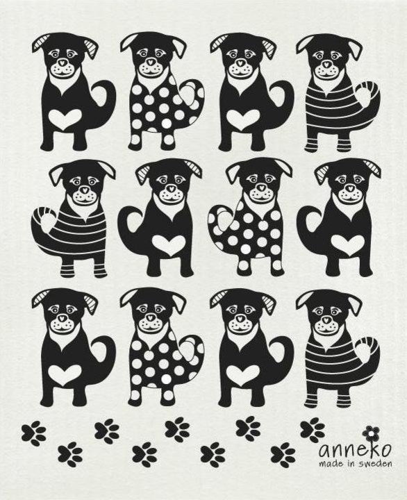 Swedish Dishcloth/Sponge Cloth: Dogs or Cats, Dogs