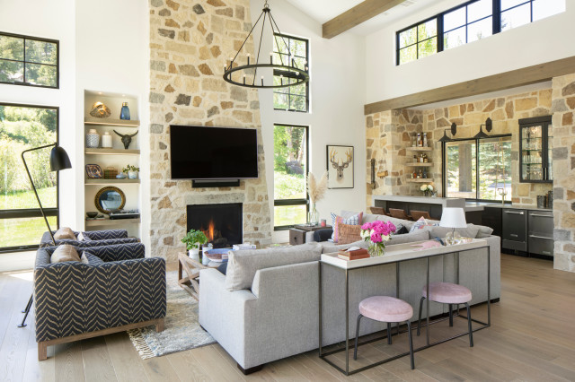 Deighan Eagle-Vail landhausstil-wohnzimmer