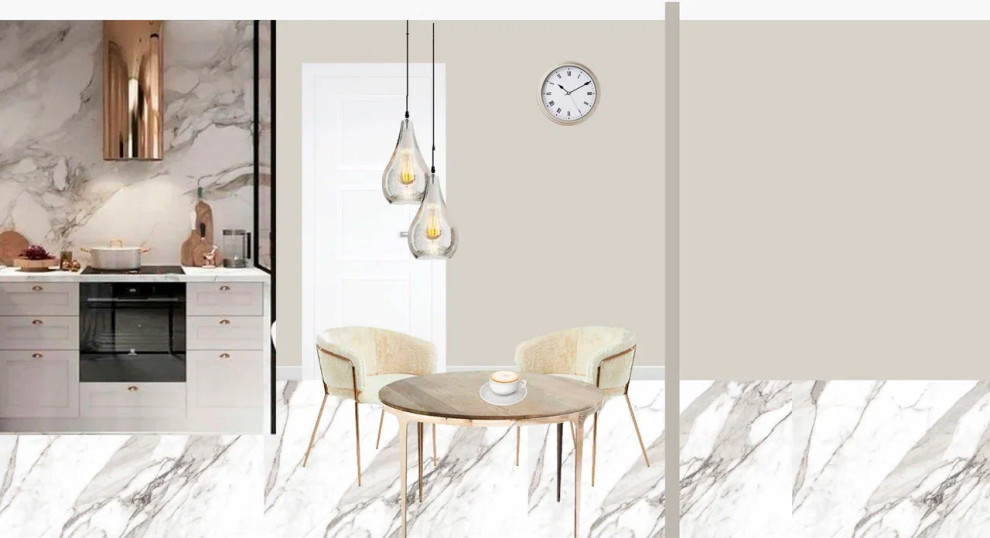 Кухня на коллаже