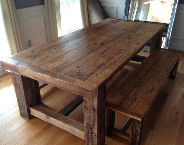 Reclaimed Wood Extension Table