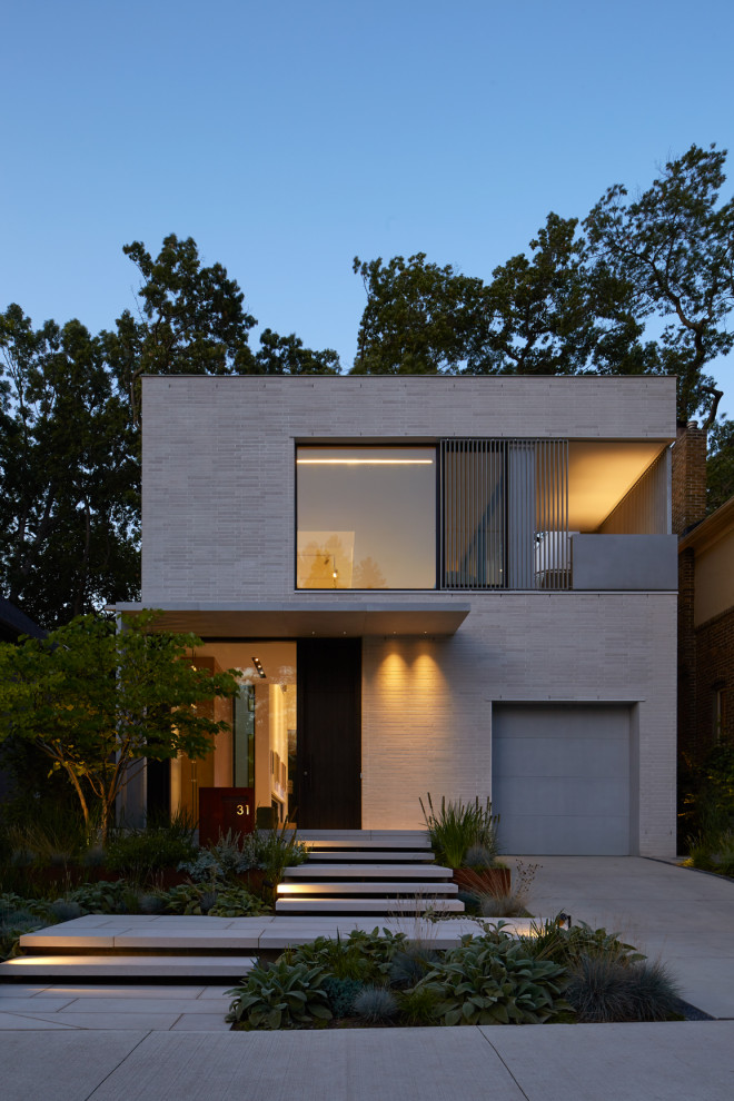 Example of a trendy home design design in Toronto
