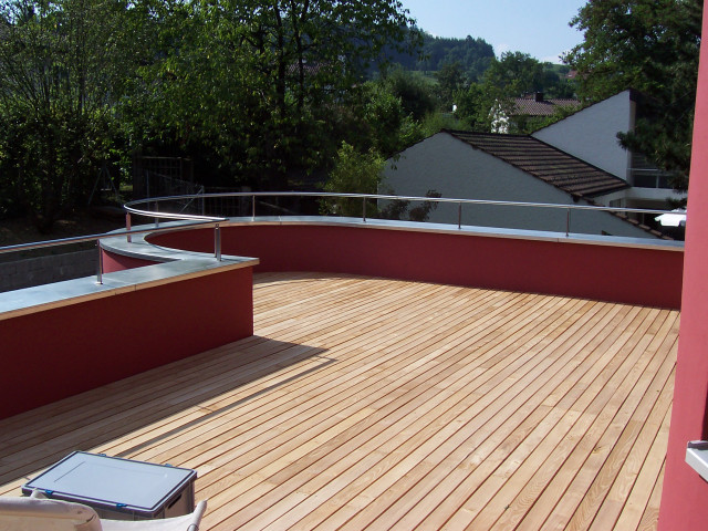 H&Ouml;LZERNE (DACH)TERRASSE deck
