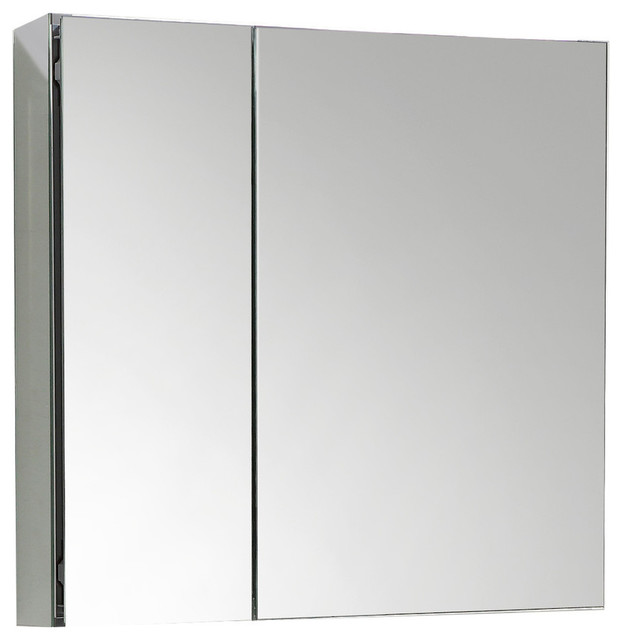 Eviva Lazy 30 Mirror Medicine Cabinet With No Light Modern Eviva Lazy 30 Mirror Medicine Cabinet