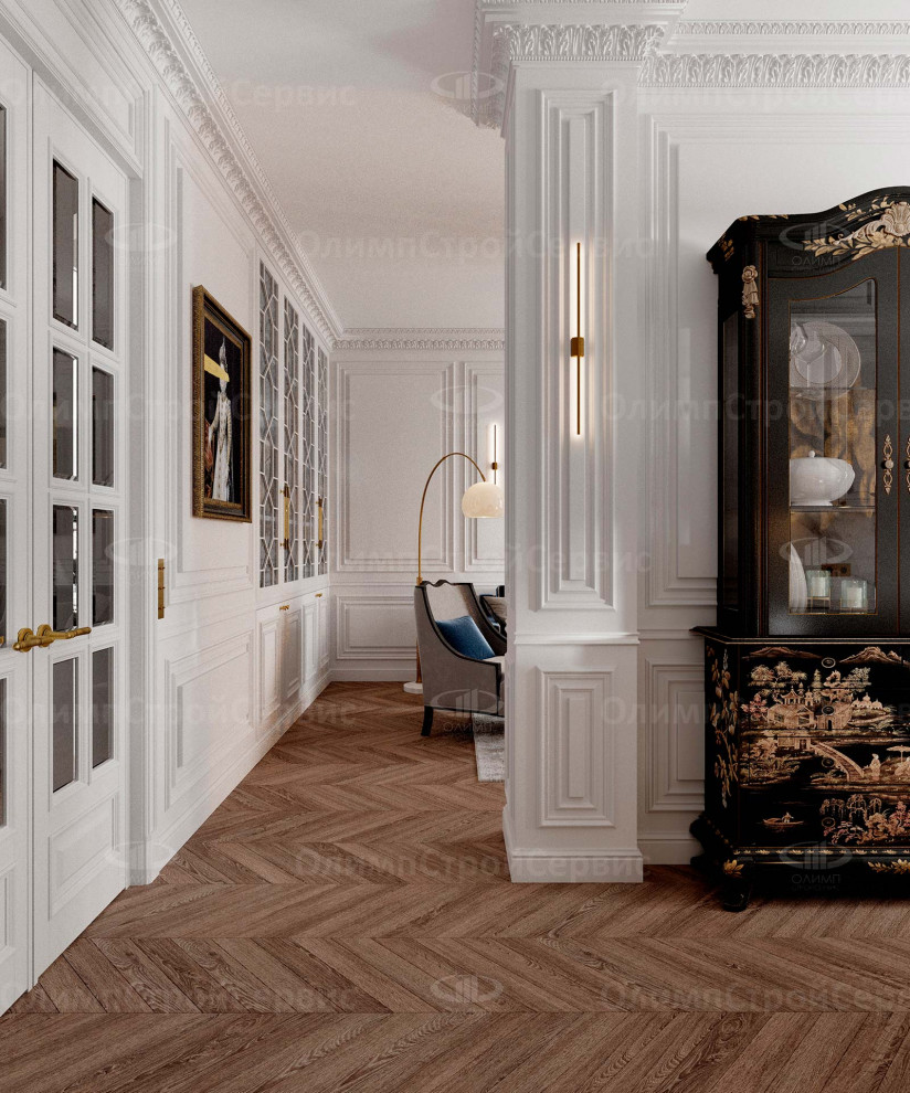 Дизайн интерьера квартиры в классическом стиле