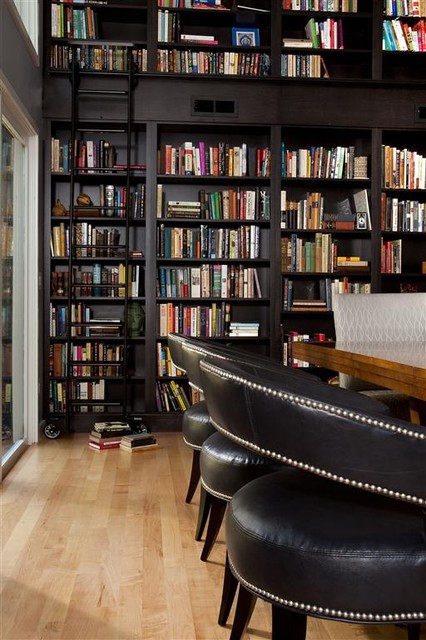Library Wall moderne-spisestue