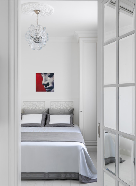 White Studio Apartment eklektisch-schlafzimmer