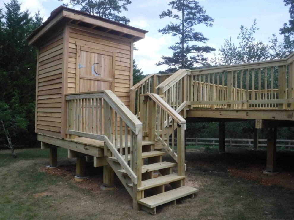 Deck - rustic deck idea